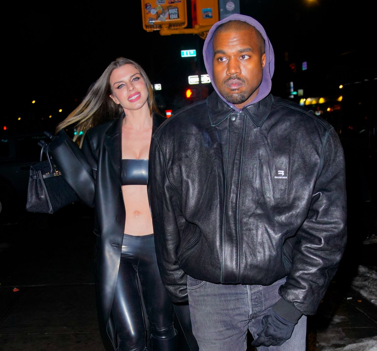 Julia Fox And Kanye West Arrives Lucien On Her 32nd Birthday New York