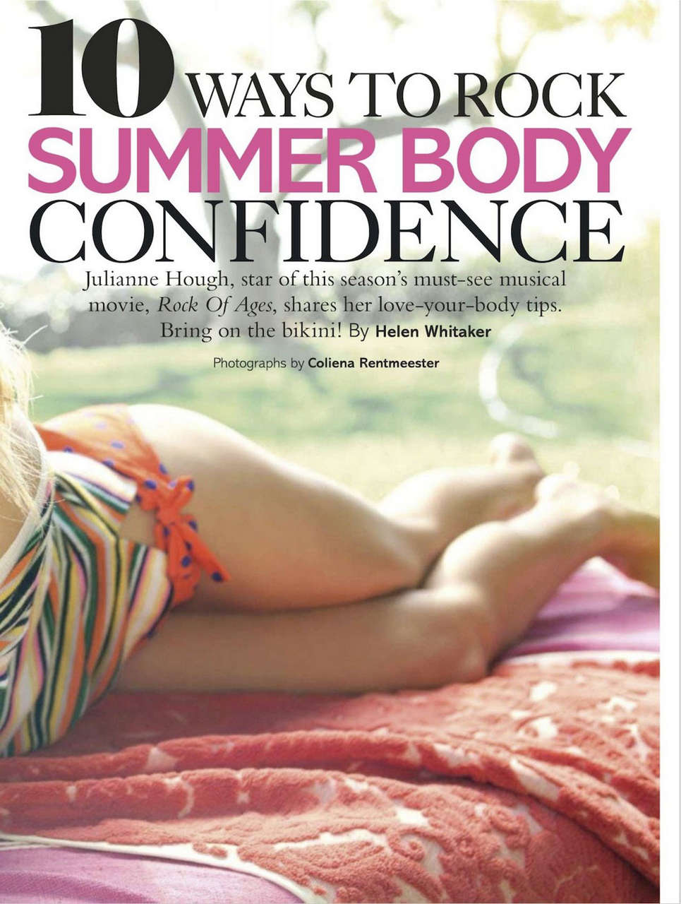 Julianne Hough Glamour Magazine Uk June 2012 Issue