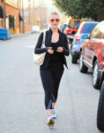 Julianne Hough Leaving Gym Studio City