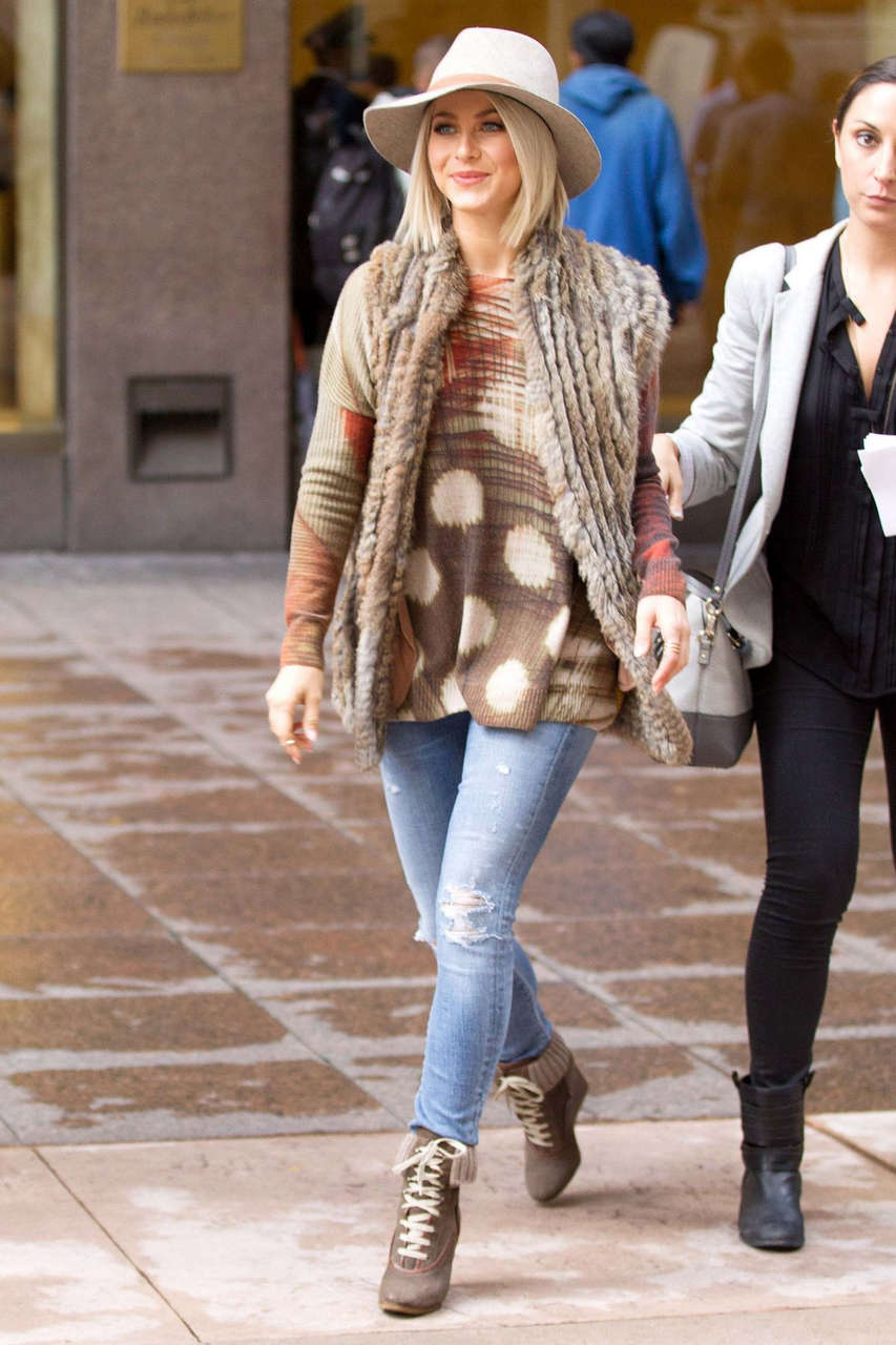 Julianne Hough Out About New York