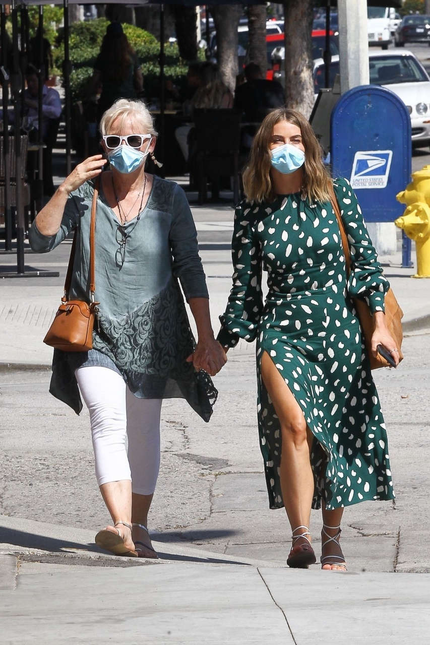 Julianne Hough Out With Her Mother Studio City