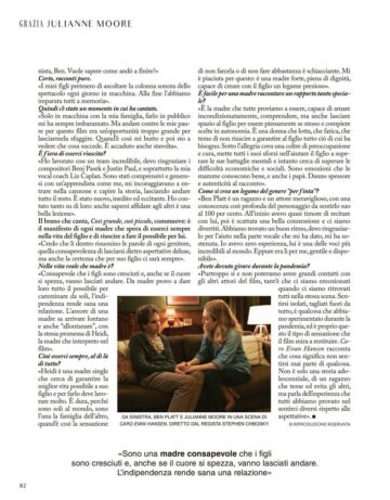 Julianne Moore Grazia Magazine Italy December