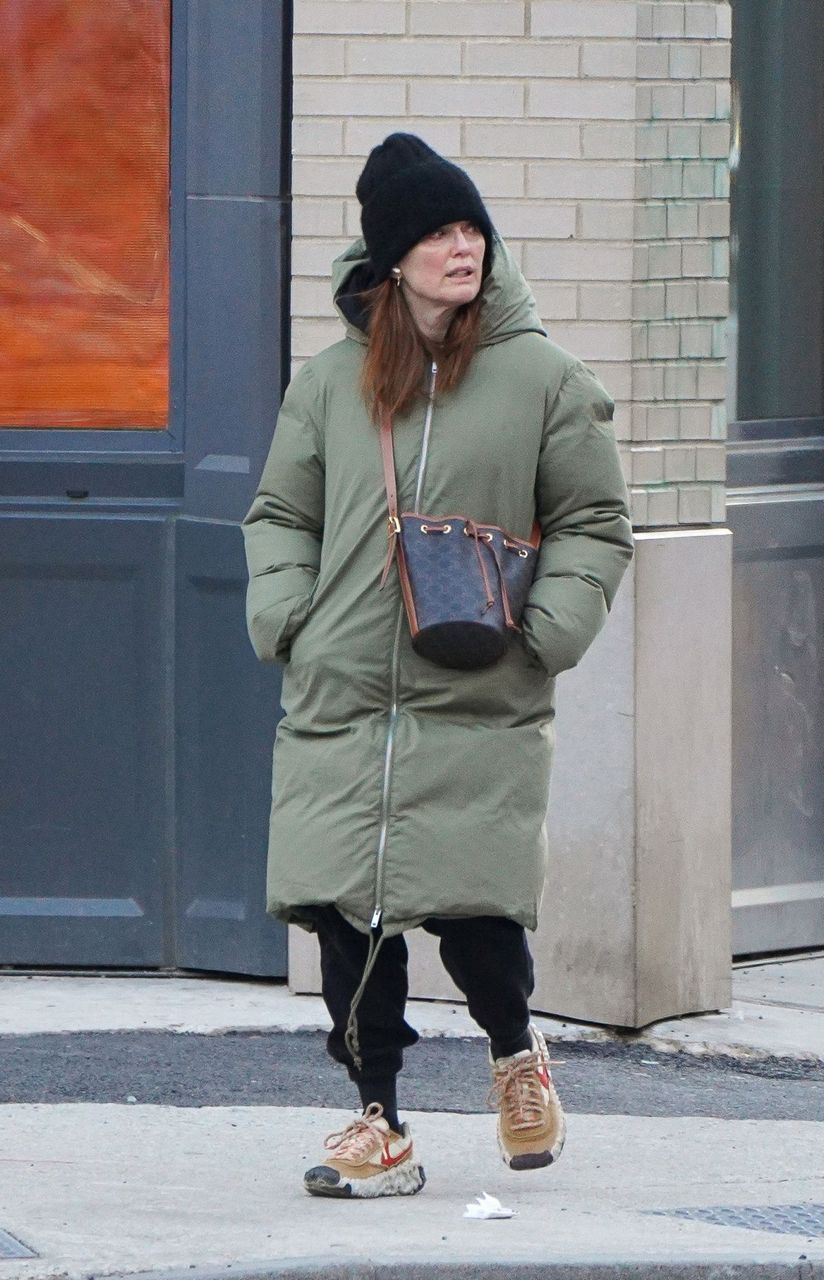 Julianne Moore Out And About New York