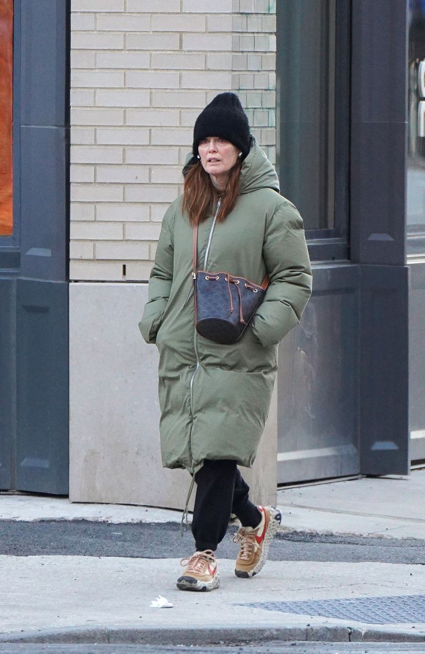 Julianne Moore Out And About New York