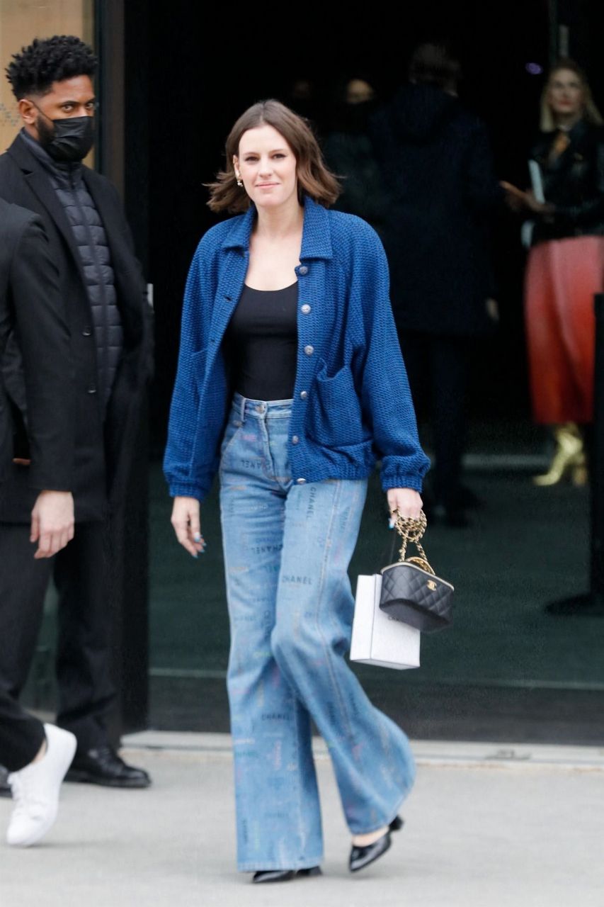 Juliette Dol Arrives 2022 Chanel Haute Couture Show Paris Fashion Week