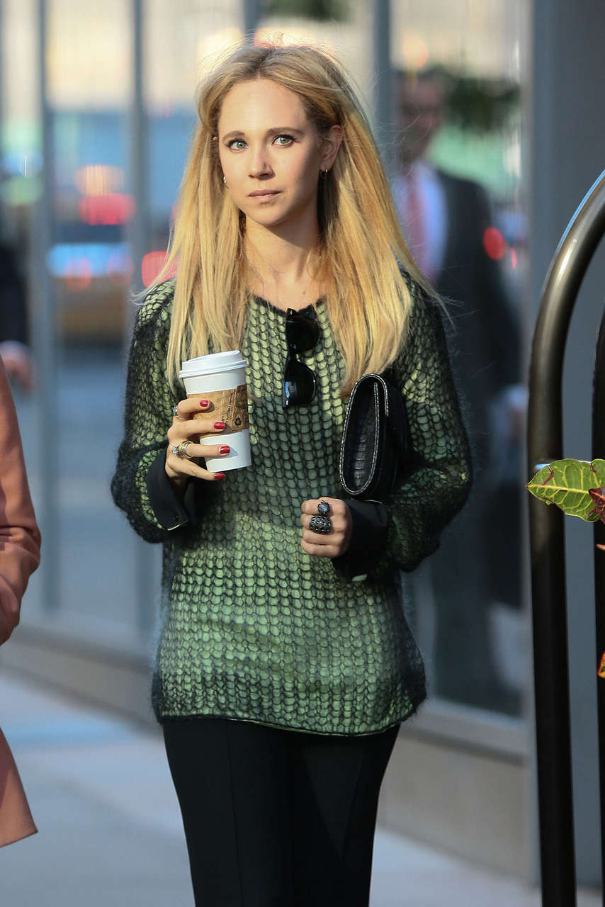 Juno Temple Leaves Her Hotel New York