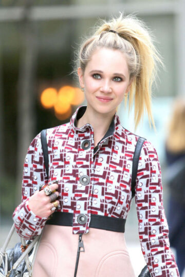 Juno Temple Out About Soho
