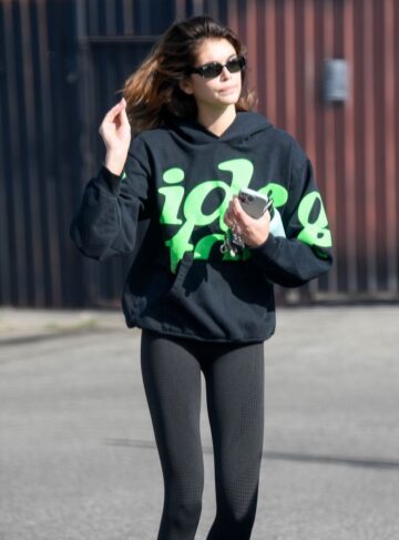 Kaia Gerber After Workout Los Angeles