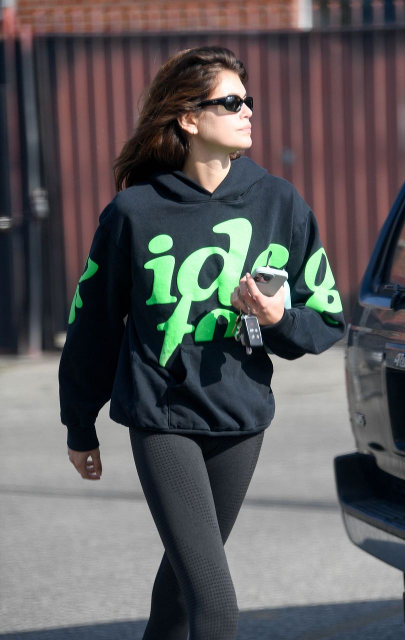 Kaia Gerber After Workout Los Angeles