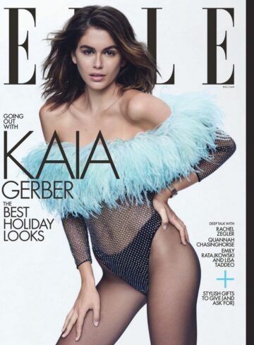 Kaia Gerber For Elle Magazine December 2021 January