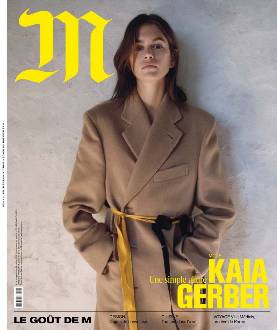 Kaia Gerber Le Monde Magazine November