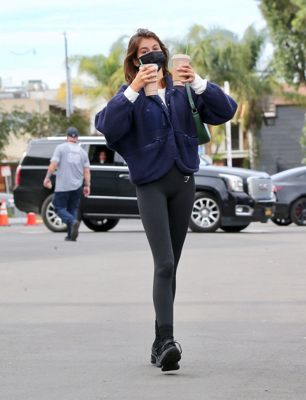 Kaia Gerber Out For Smoothies After Workout Los Angeles