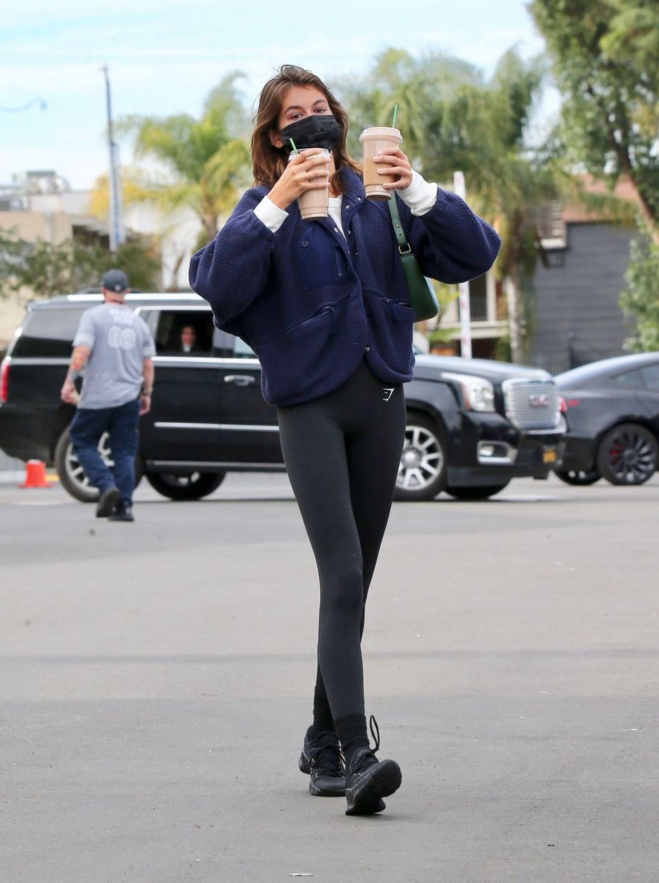 Kaia Gerber Out For Smoothies After Workout Los Angeles