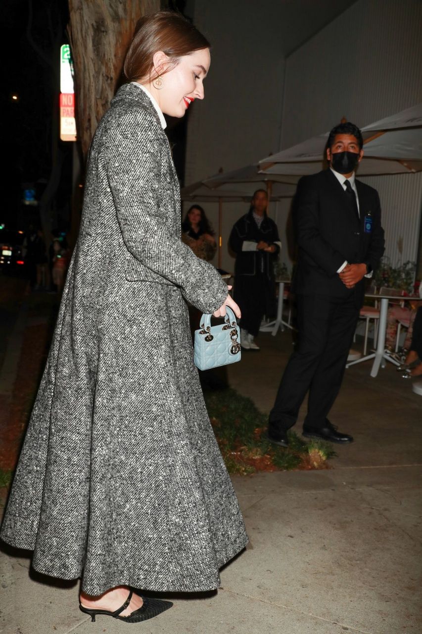 Kaitlyn Dever Arrives Miss Dior Millefiori Garden Pop Up Opening West Hollywood
