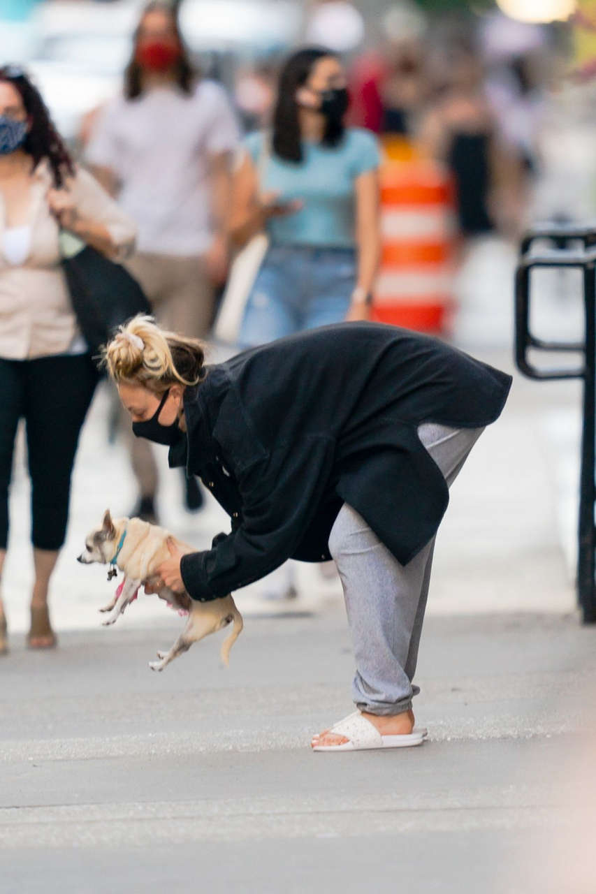 Kaley Couco Out With Her Dog New York