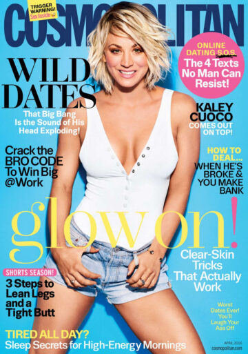 Kaley Cuoco Cosmopolitan Magazine April 2016 Issue