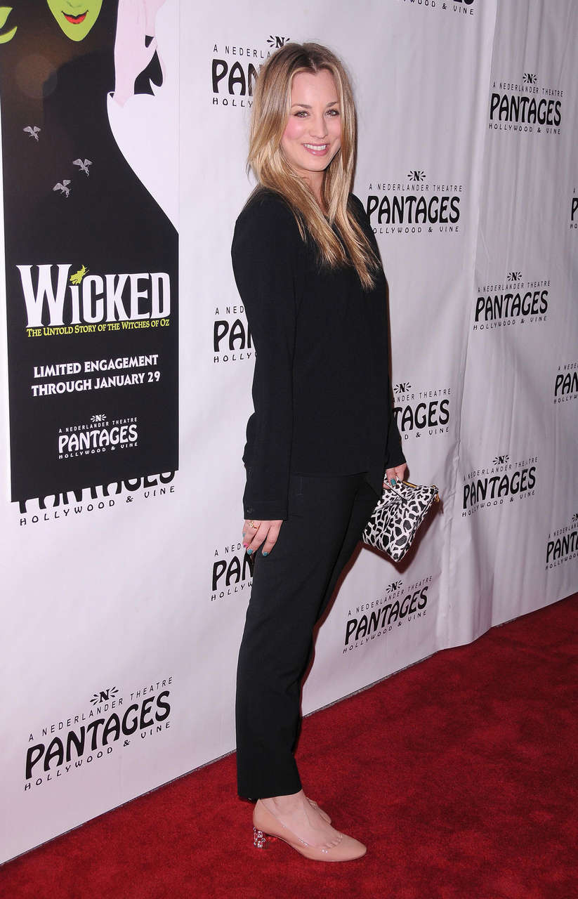 Kaley Cuoco Wicked Opening Night Hollywood