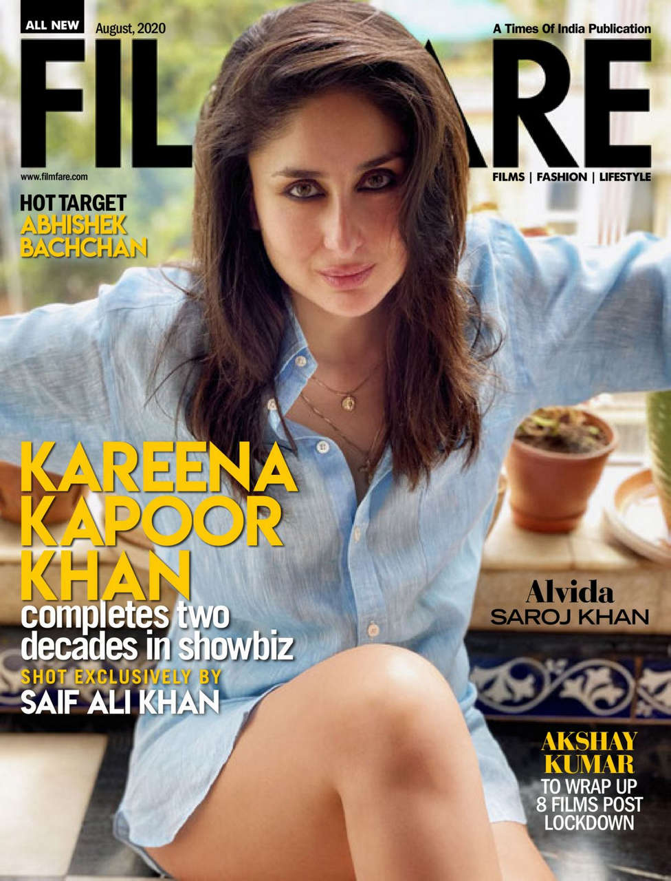 Kareena Kapoor Filmfare Magazine August