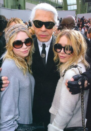 Karl Lagerfeld And Olsen Twins