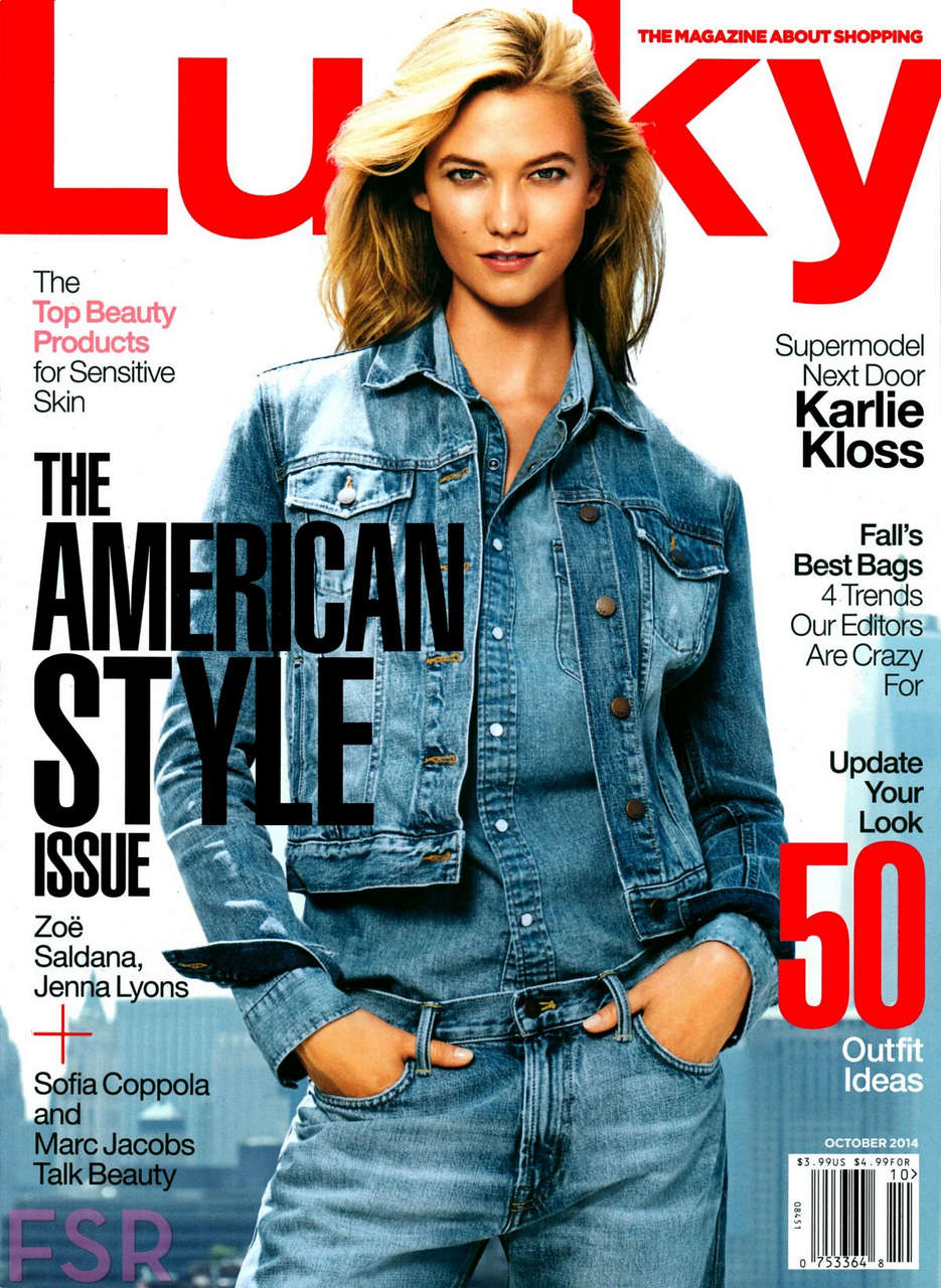 Karlie Kloss Lucky Magazine October 2014 Issue