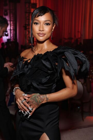 Karrueche Tran Elton John Aids Foundation S 30th Annual Academy Awards Viewing Party West Hollywood