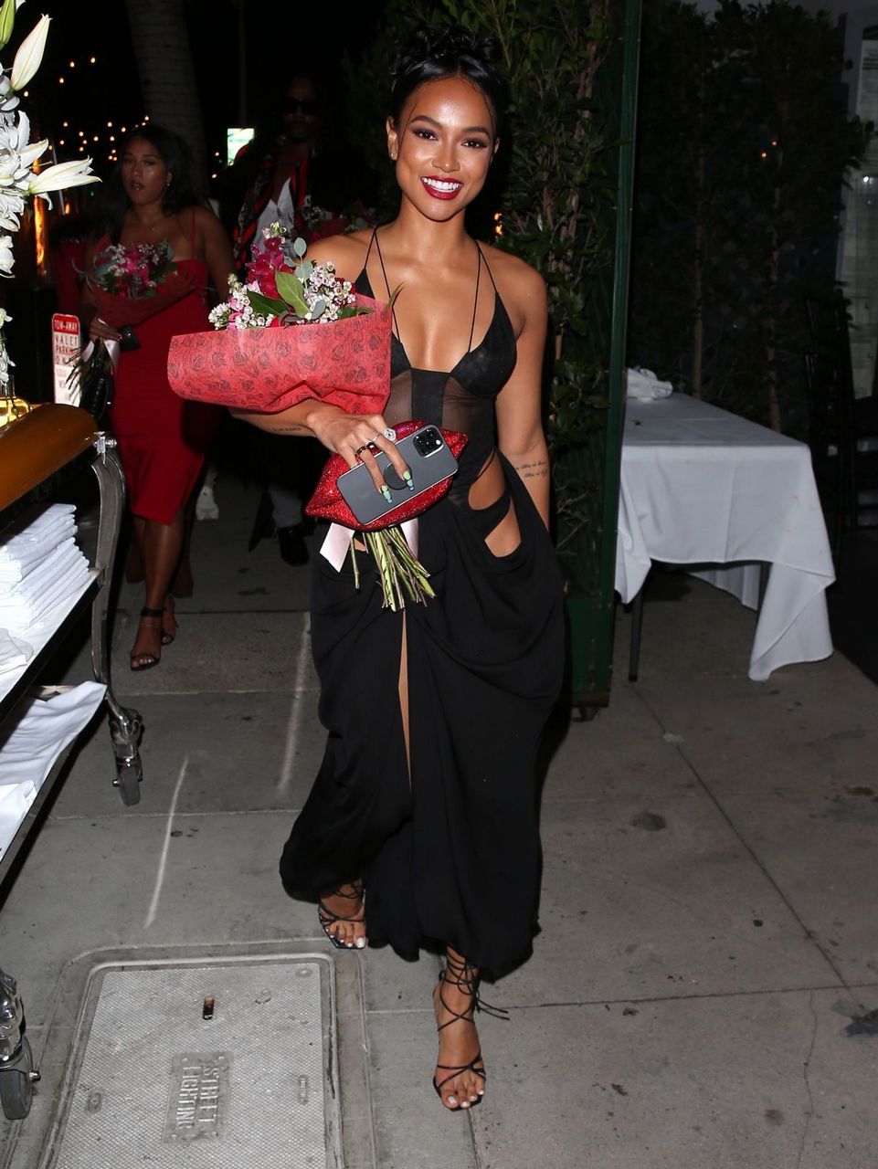 Karrueche Tran Out On Valentine S Day Mr Chow Beverly Hills