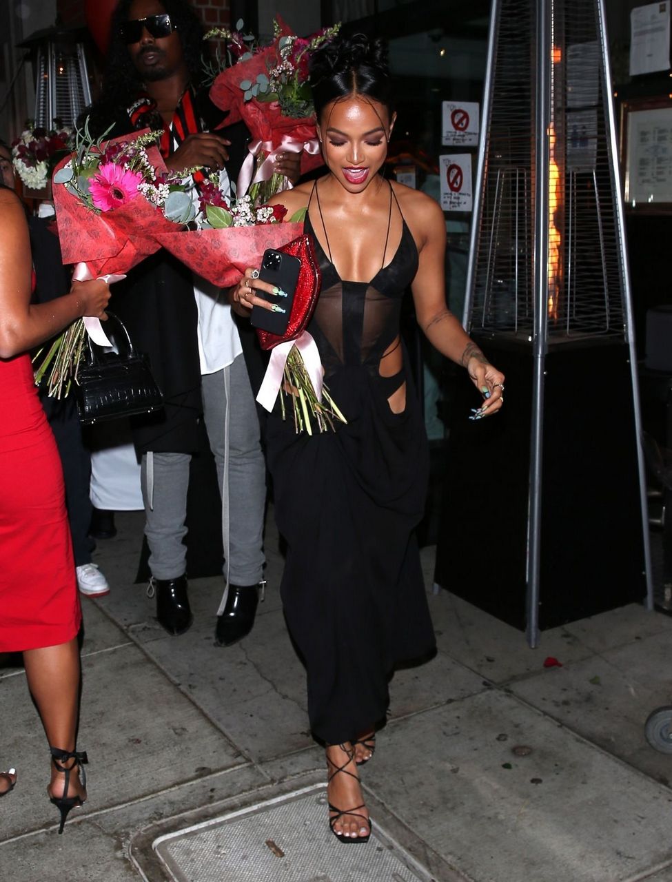 Karrueche Tran Out On Valentine S Day Mr Chow Beverly Hills