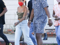 Karrueche Tran Victor Cruz Out Los Angeles