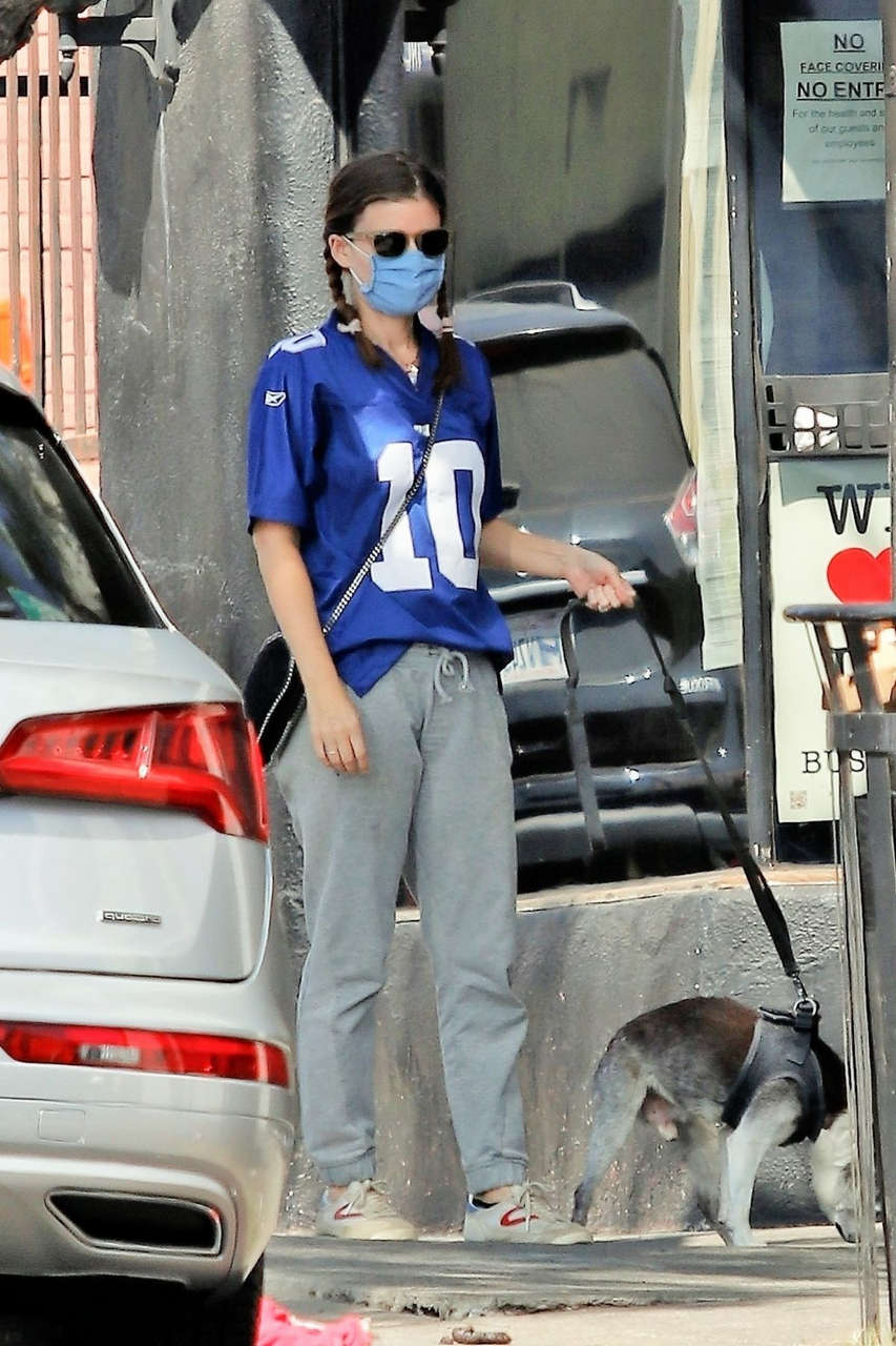 Kata Mara Out With Her Dog Los Angeles