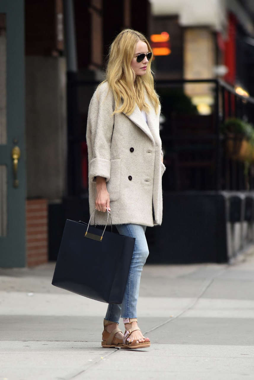 Kate Bosworth Leaves Greenwhich Hotel New York