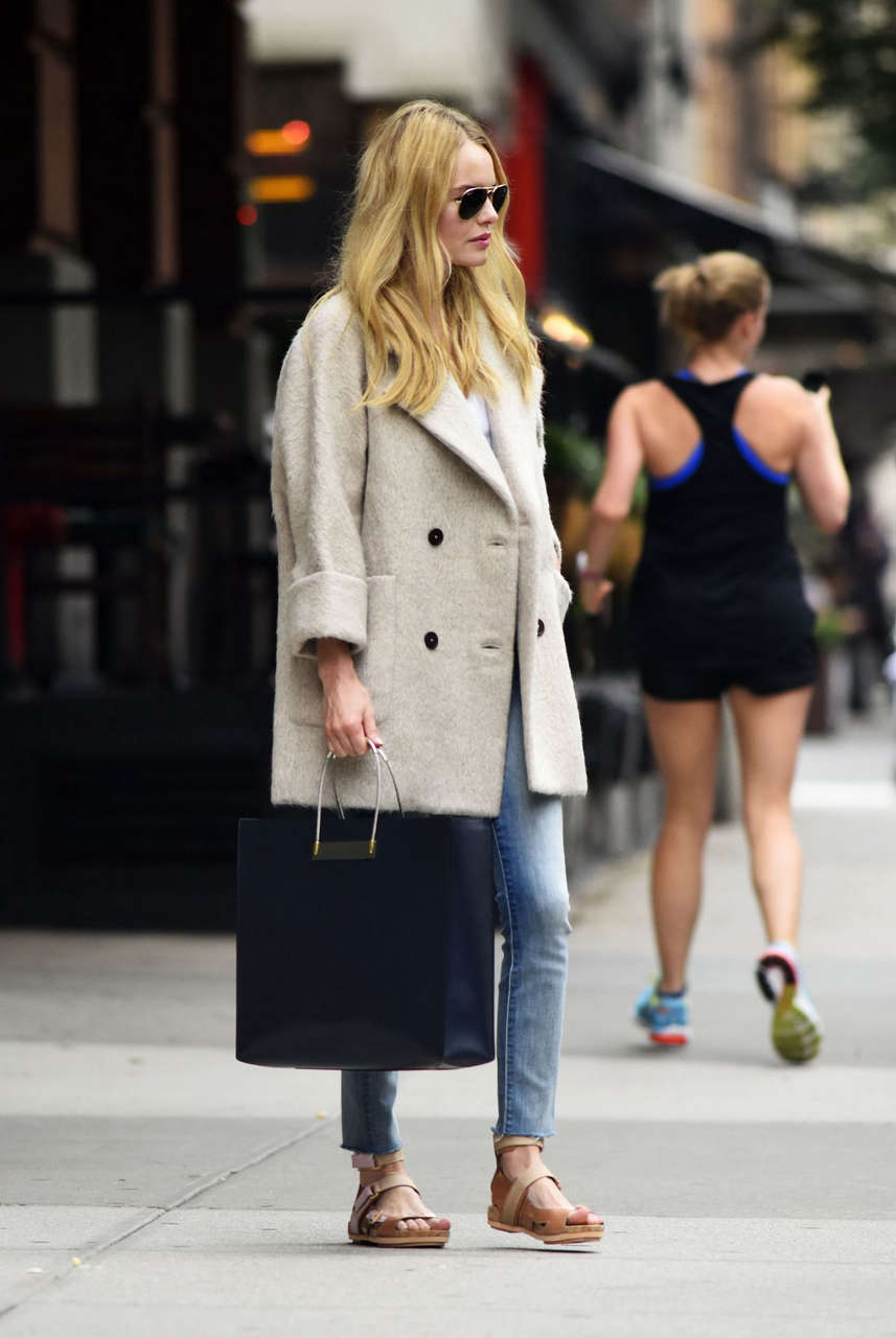 Kate Bosworth Leaves Greenwhich Hotel New York
