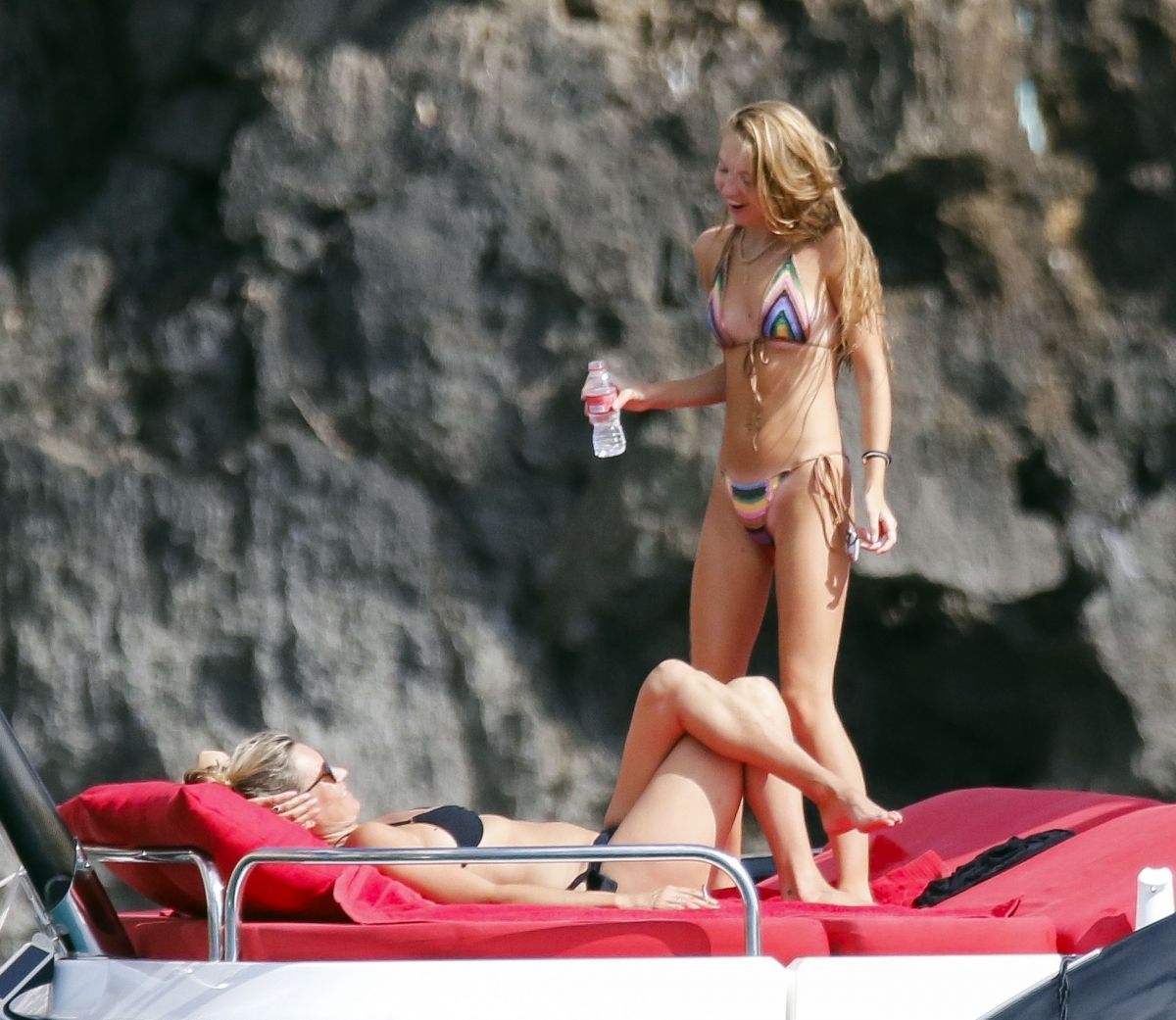Kate Lila Grace Moss Bikinis Yacht Spain