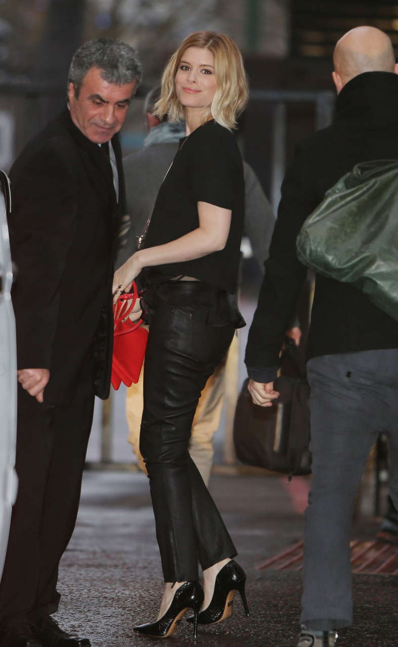 Kate Mara Arrives Studio London
