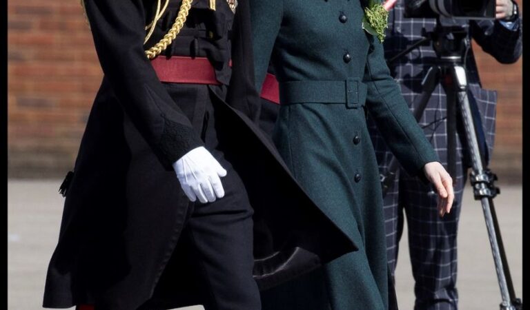 Kate Middleton 1st Battalion Irish Guards St Patrick S Day Parade Aldershot (7 photos)
