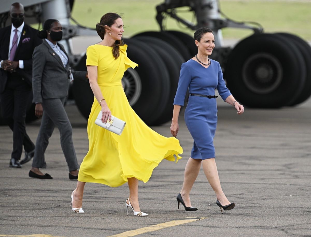 Kate Middleton Arrives Jamaica
