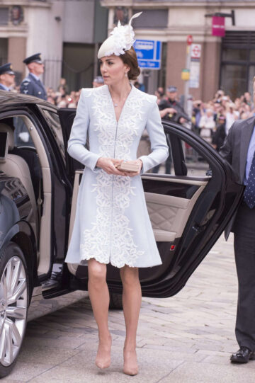 Kate Middleton Arrives National Service Of Thanksgiving For 90th Birthday Of Queen Elizabeth Ii London