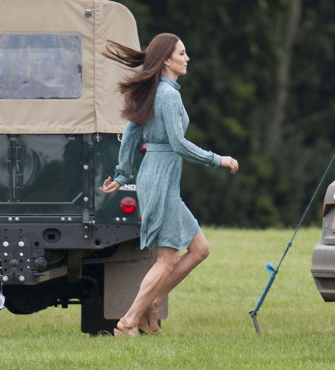 Kate Middleton Audi Polo Challenge Charity Polo Match Berkshire