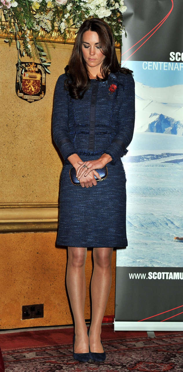 Kate Middleton Celebration Scott Amundsen Centenary Race To South Pole London