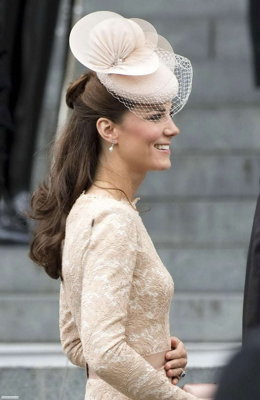 Kate Middleton Diamond Jubilee Service Thanksgiving London