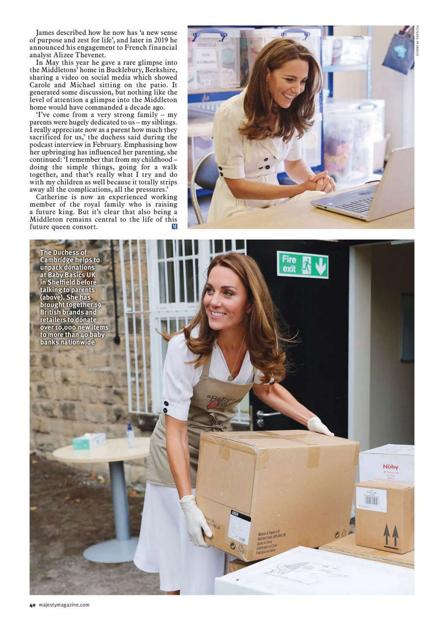 Kate Middleton Majesty Magazine September