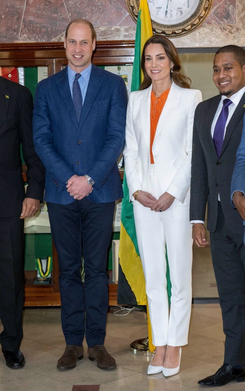 Kate Middleton Official Meeting With Prime Minister Of Jamaica Andrew Holness