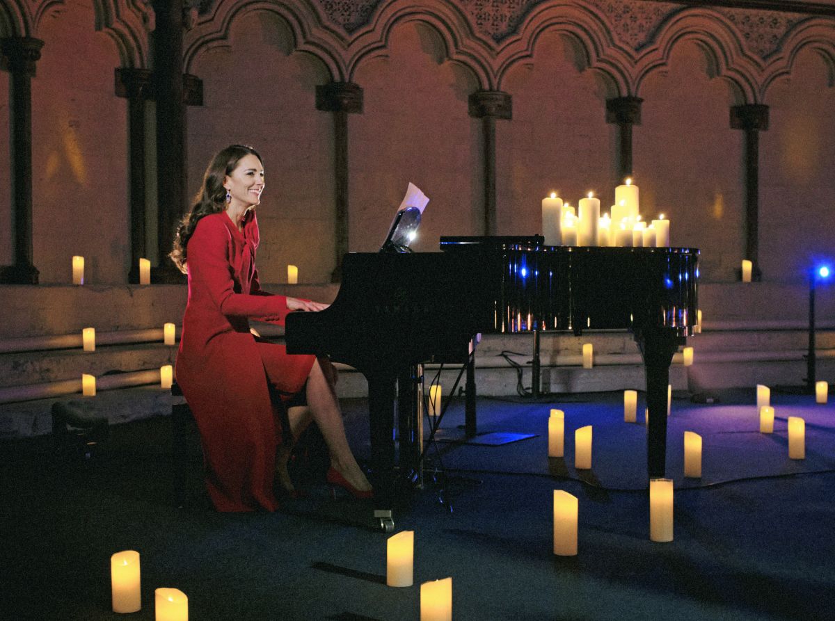 Kate Middleton Partaking Musical Performance Westminster Abbey London