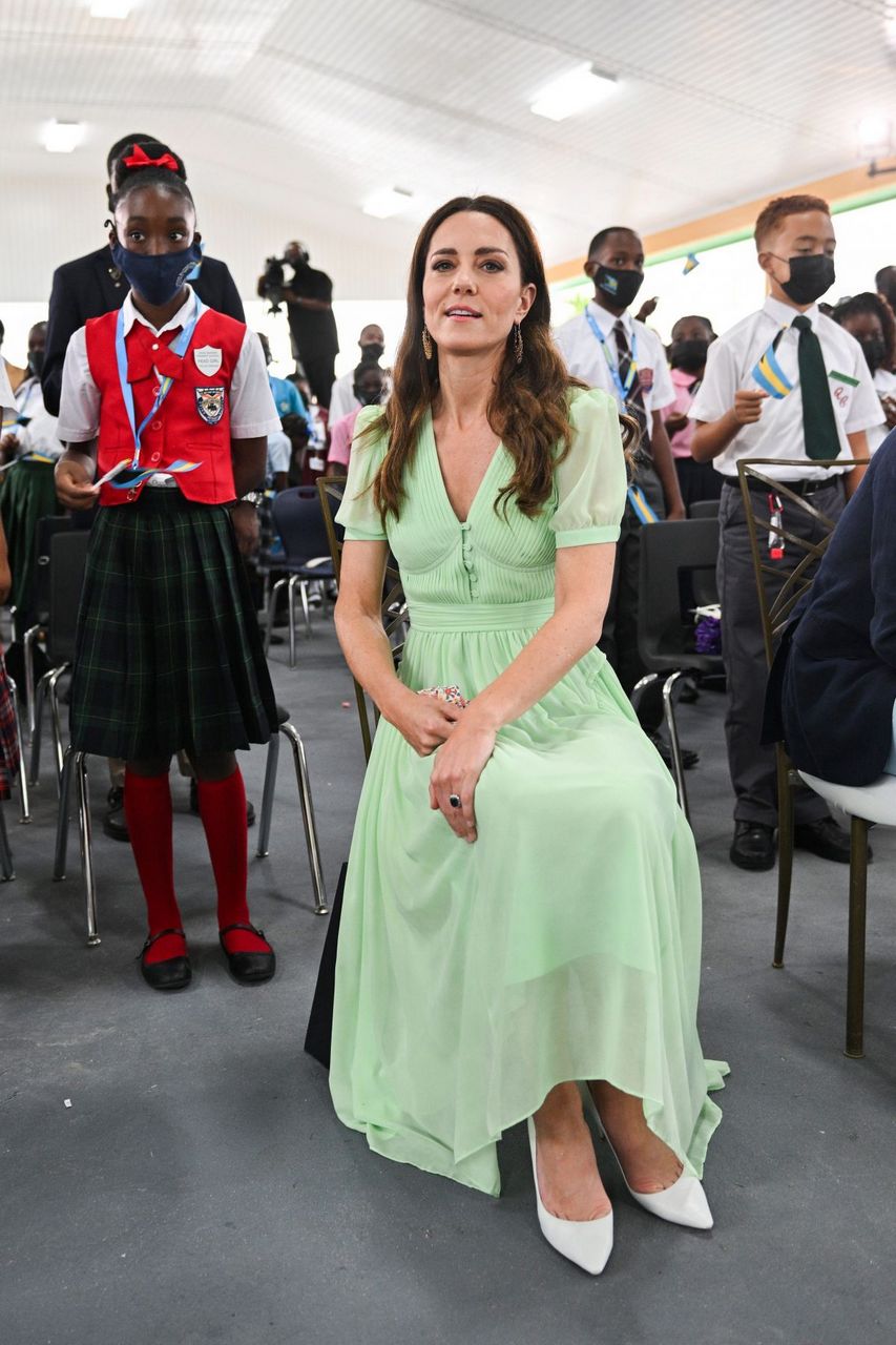 Kate Middleton Visits Sybil Strachan Primary School Nassau