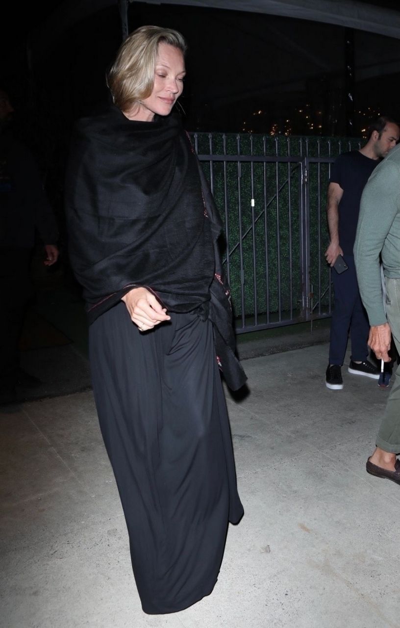 Kate Moss Out For Dinner Giorgio Baldi Santa Monica