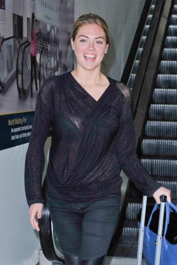 Kate Upton Arrives Lax Airport