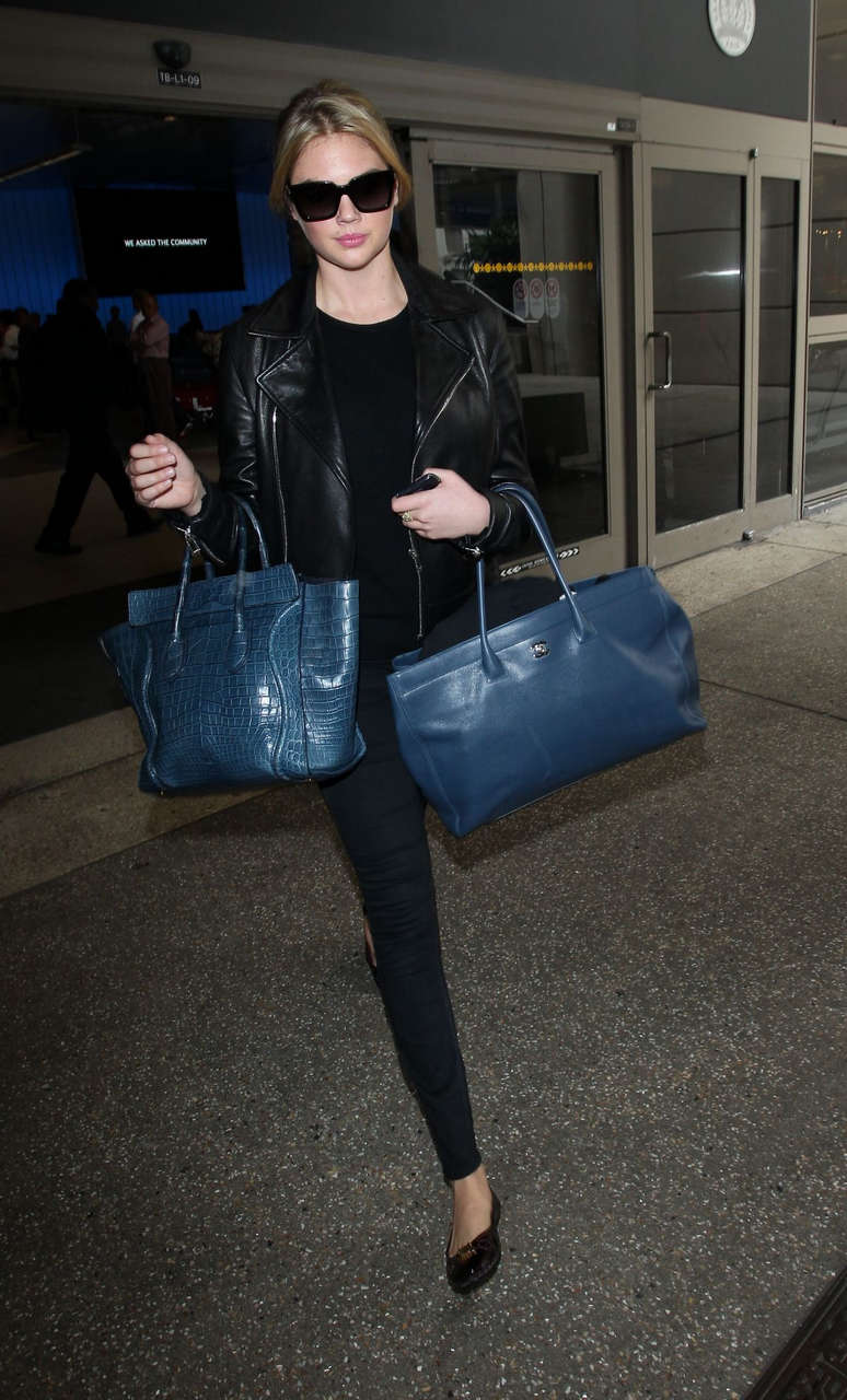 Kate Upton Arrives Los Angeles International Airport
