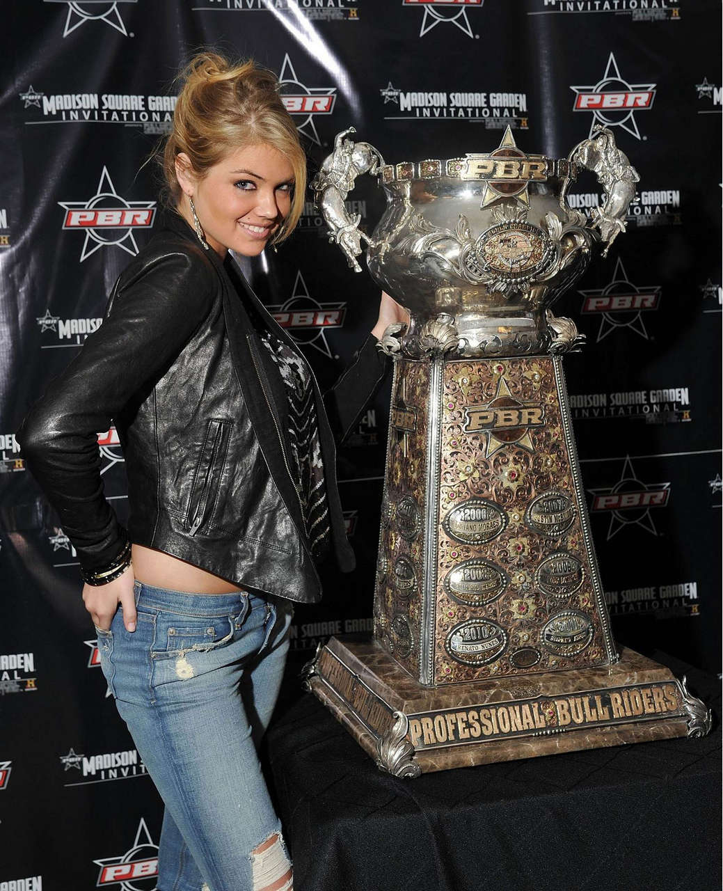 Kate Upton Champions Professional Bull Riders Pre Party