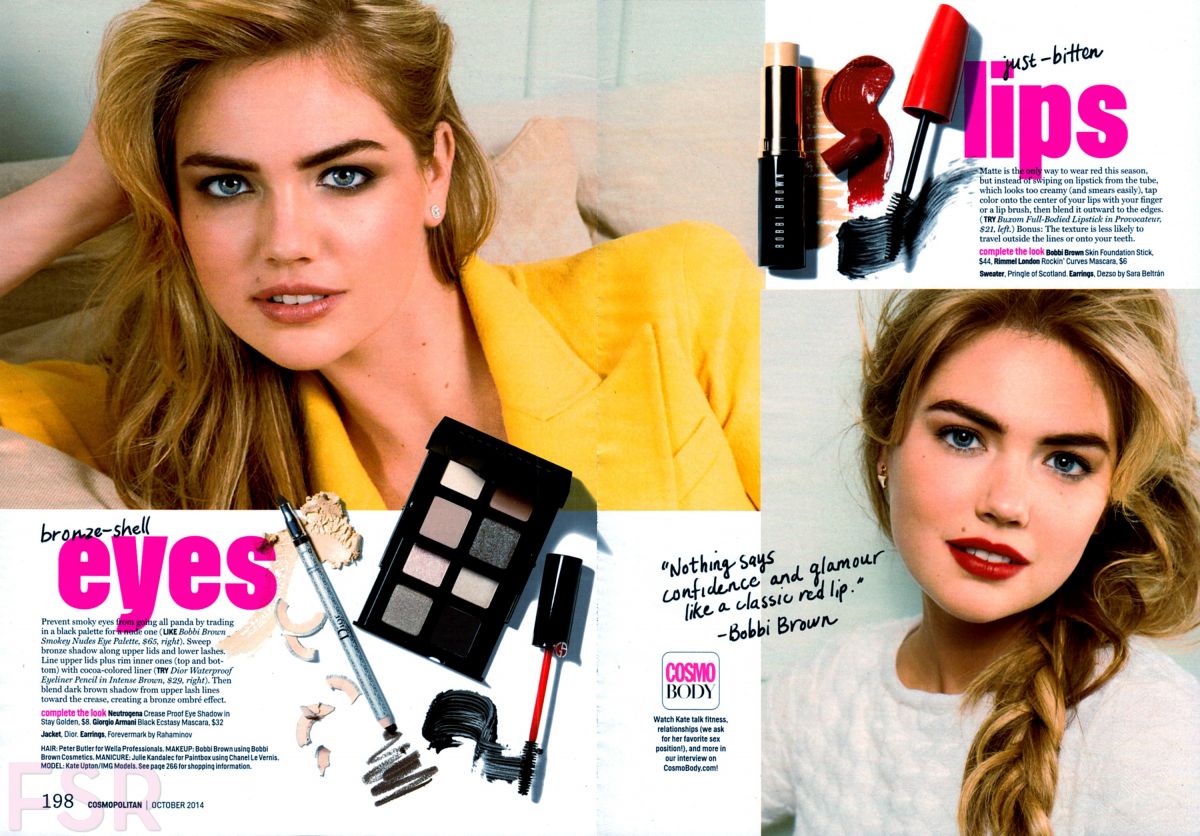 Kate Upton Cosmopolitan Magazine October 2014 Issue