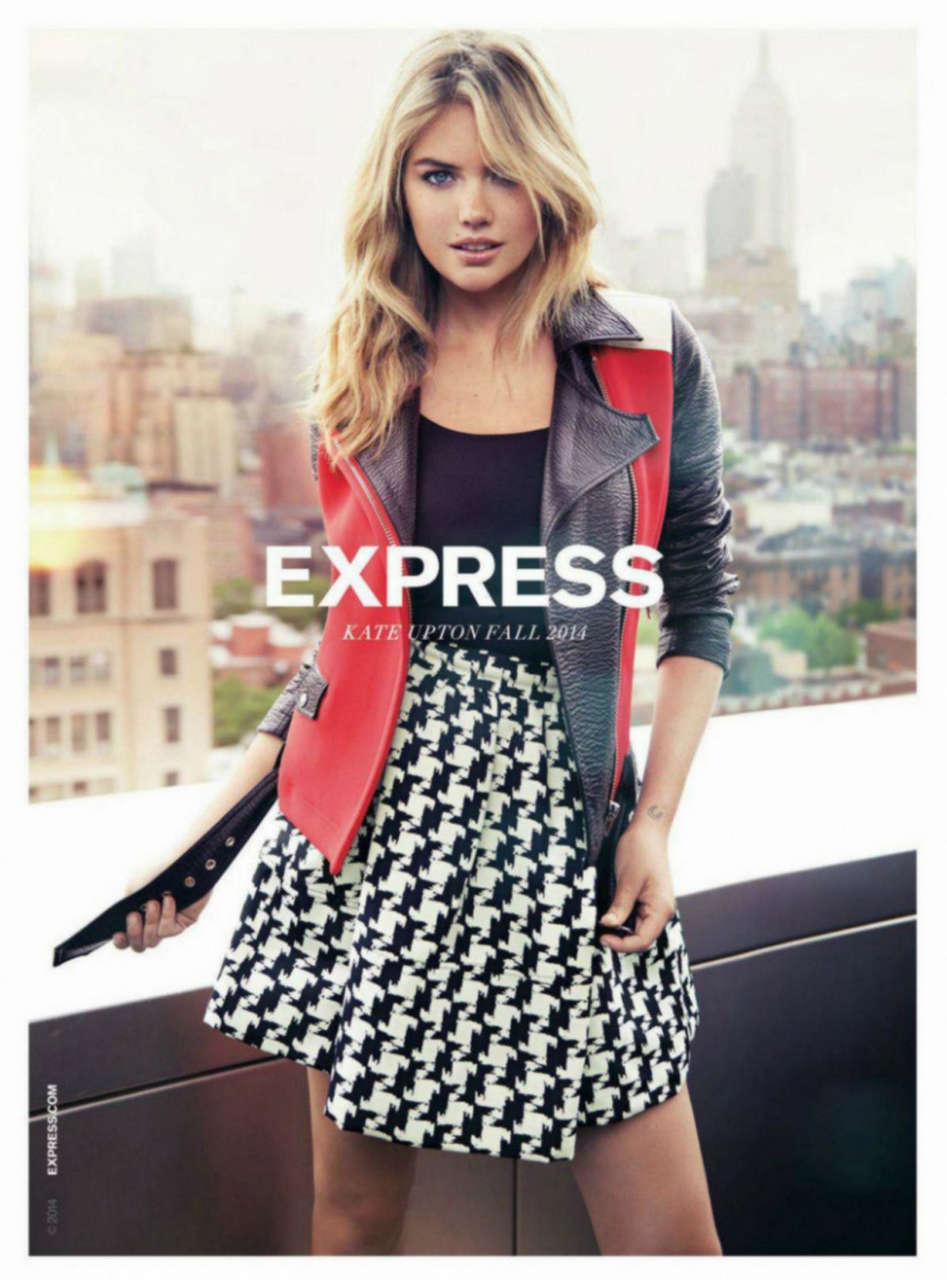 Kate Upton Express Collection Ads