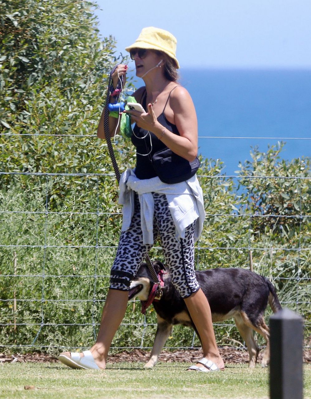 Kate Walsh Out With Her Dog Perth